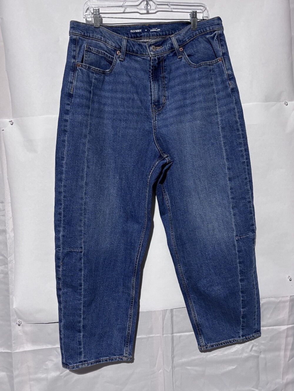 Old Navy High-Waisted Barrel Jeans Plus Size 14